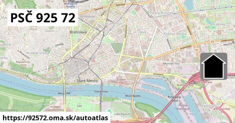 ikona Mapa autoatlas v 92572
