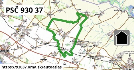 ikona Mapa autoatlas v 93037