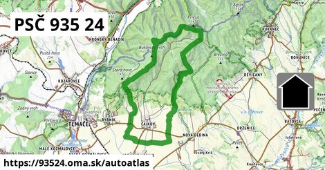 ikona Mapa autoatlas v 93524