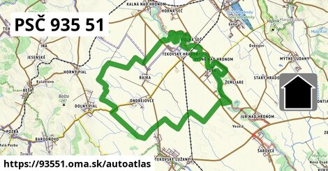 ikona Mapa autoatlas v 93551