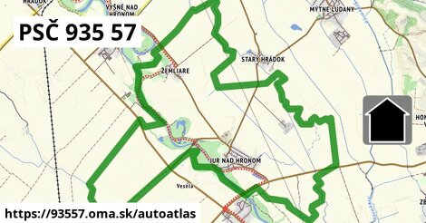 ikona Mapa autoatlas v 93557