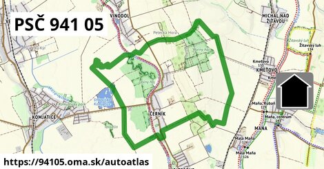 ikona Mapa autoatlas v 94105