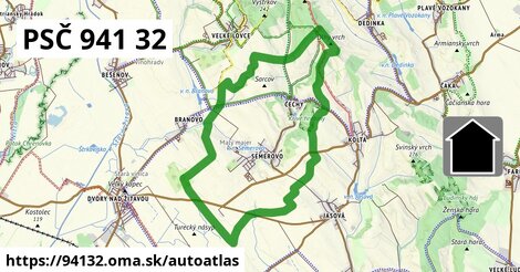 ikona Mapa autoatlas v 94132