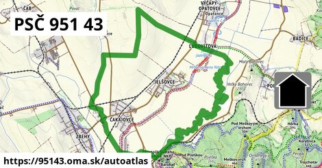 ikona Mapa autoatlas v 95143