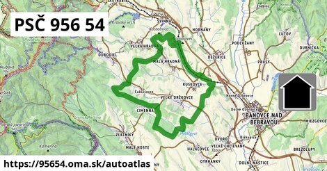 ikona Mapa autoatlas v 95654