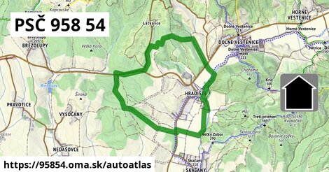 ikona Mapa autoatlas v 95854