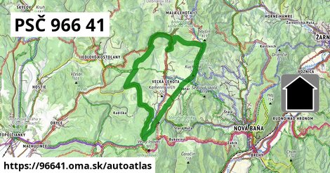 ikona Mapa autoatlas v 96641