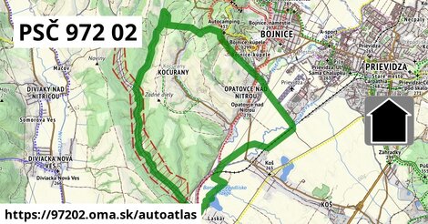 ikona Mapa autoatlas v 97202