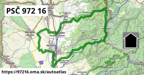 ikona Mapa autoatlas v 97216