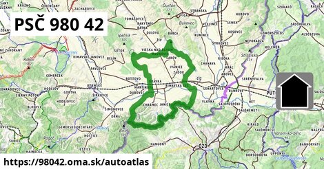 ikona Mapa autoatlas v 98042