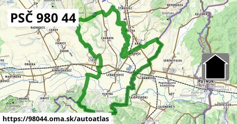 ikona Mapa autoatlas v 98044