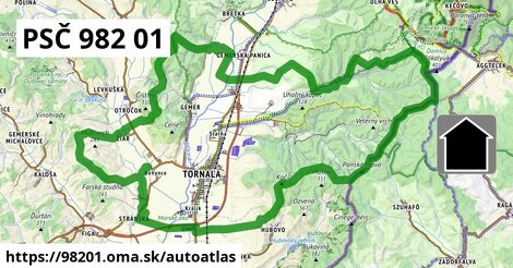 ikona Mapa autoatlas v 98201