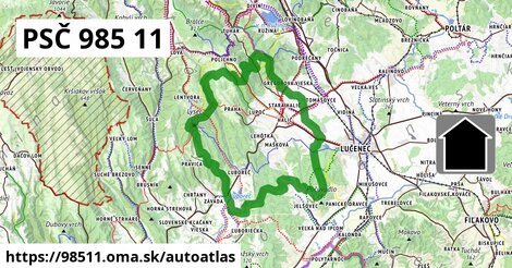 ikona Mapa autoatlas v 98511