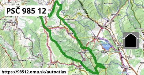 ikona Mapa autoatlas v 98512