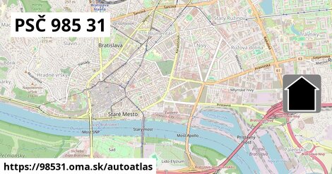 ikona Mapa autoatlas v 98531