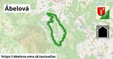 ikona Mapa autoatlas v abelova