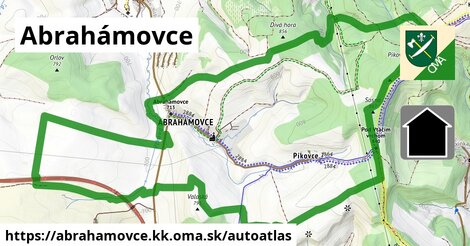 ikona Mapa autoatlas v abrahamovce.kk