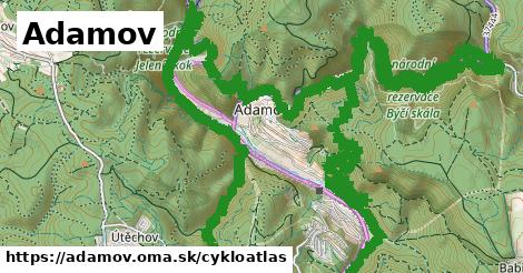 ikona Cyklo cykloatlas v adamov