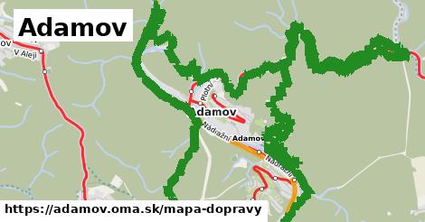 ikona Mapa dopravy mapa-dopravy v adamov