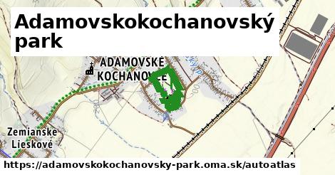 ulice v Adamovskokochanovský park