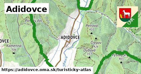 ikona Turistická mapa turisticky-atlas v adidovce