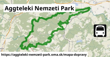 ikona Mapa dopravy mapa-dopravy v aggteleki-nemzeti-park