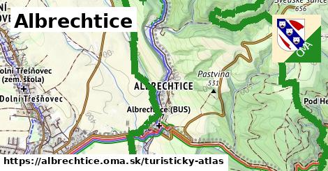 ikona Turistická mapa turisticky-atlas v albrechtice