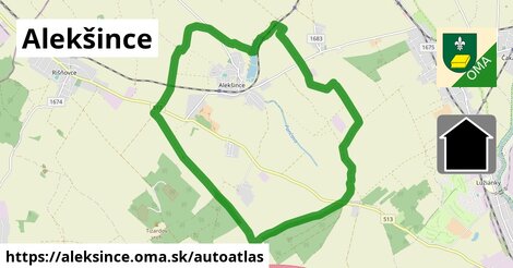 ikona Mapa autoatlas v aleksince