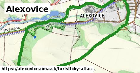 ikona Turistická mapa turisticky-atlas v alexovice