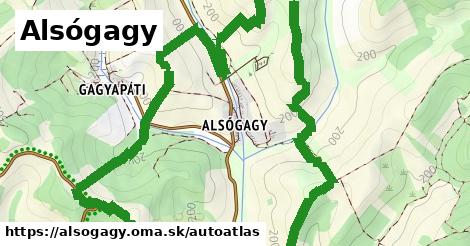 ikona Mapa autoatlas v alsogagy