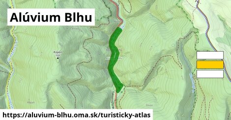 ikona Turistická mapa turisticky-atlas v aluvium-blhu