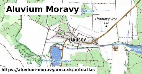 ulice v Aluvium Moravy