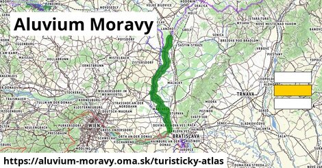 ikona Turistická mapa turisticky-atlas v aluvium-moravy