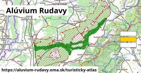 ikona Turistická mapa turisticky-atlas v aluvium-rudavy