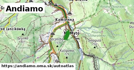 ikona Mapa autoatlas v andiamo