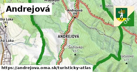 ikona Turistická mapa turisticky-atlas v andrejova