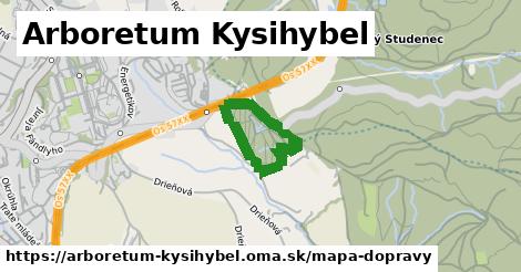 ikona Mapa dopravy mapa-dopravy v arboretum-kysihybel