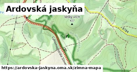 ikona Zimná mapa zimna-mapa v ardovska-jaskyna