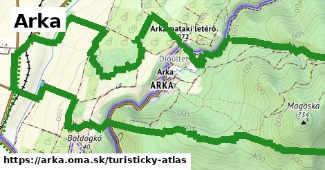 ikona Turistická mapa turisticky-atlas v arka