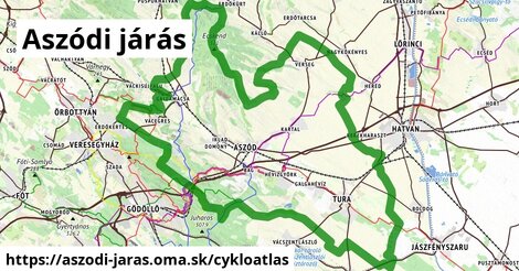 ikona Cyklo cykloatlas v aszodi-jaras