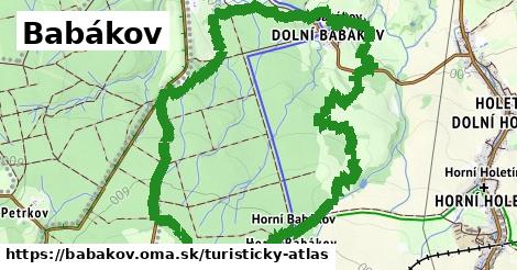 ikona Turistická mapa turisticky-atlas v babakov