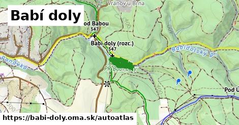 ikona Mapa autoatlas v babi-doly