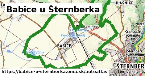 ikona Mapa autoatlas v babice-u-sternberka