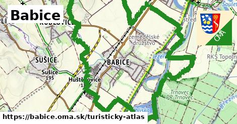 ikona Turistická mapa turisticky-atlas v babice