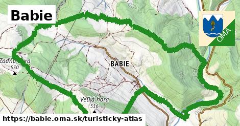 ikona Turistická mapa turisticky-atlas v babie