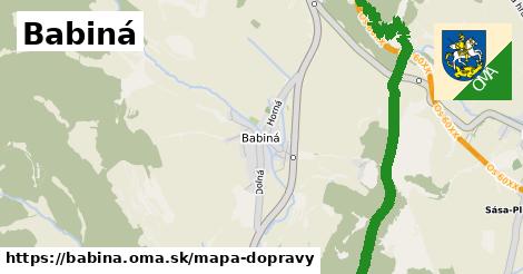 ikona Mapa dopravy mapa-dopravy v babina