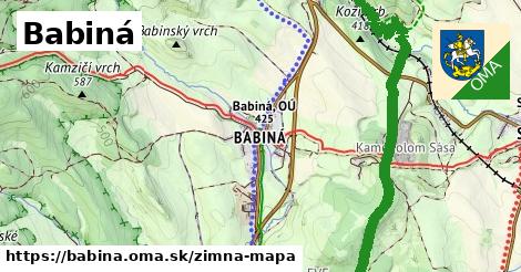 ikona Zimná mapa zimna-mapa v babina