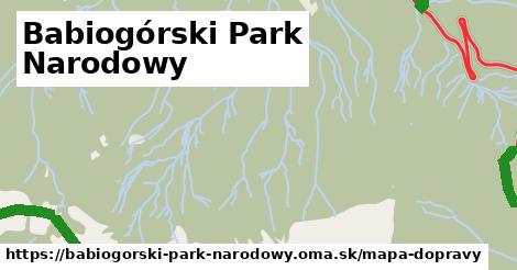 ikona Mapa dopravy mapa-dopravy v babiogorski-park-narodowy