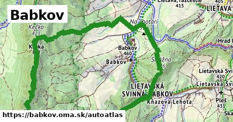 ikona Mapa autoatlas v babkov