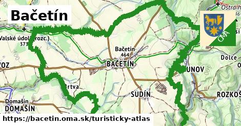 ikona Turistická mapa turisticky-atlas v bacetin